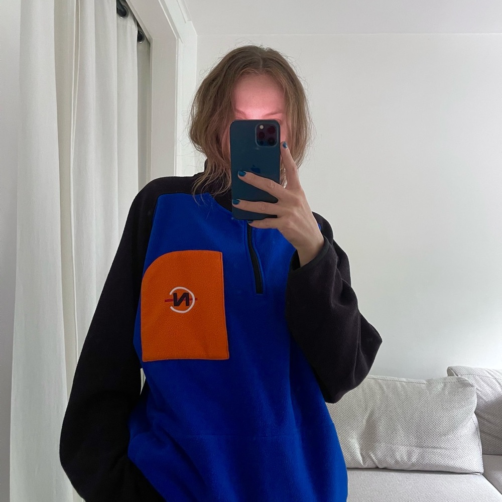 Nautica Competition For Urban Outfitters Polar Fleece Half-Zip Sweatshirt